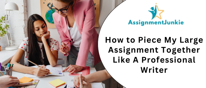 How to Piece My Large Assignment Together Like A Professional Writer