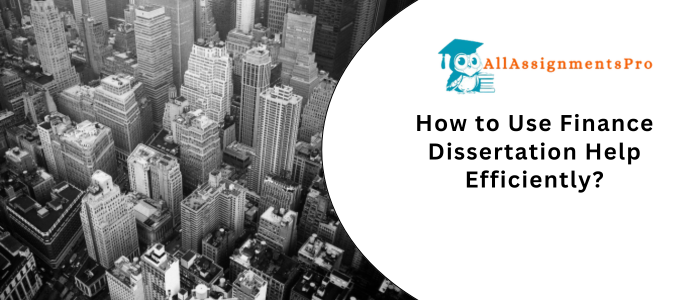 How to Use Finance Dissertation Help Efficient
