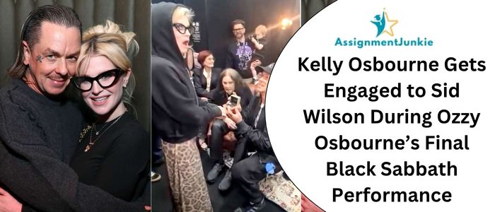 Kelly Osbourne Gets Engaged to Sid Wilson During Ozzy Osbourne’s Final Black Sabbath Performance