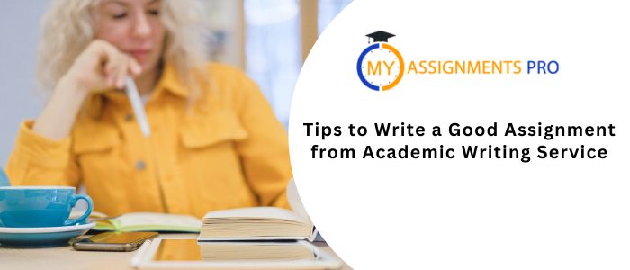 Tips to Write a Good Assignment from Academic Writing Service